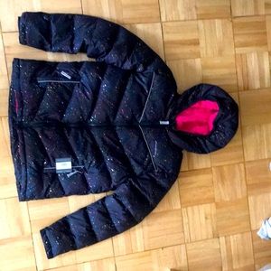 Brand new girl’s XL Eddie Bauer down hooded coat